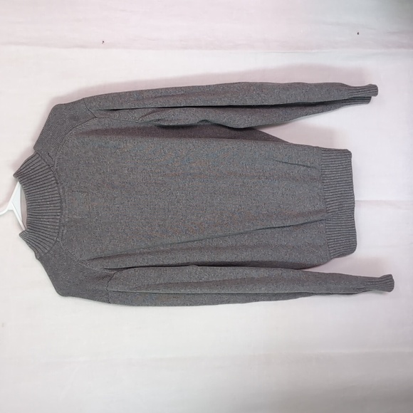 Vintage Weatherproof Grey Fair Isle Quarter Zip Sweater Size Medium - Picture 5 of 5